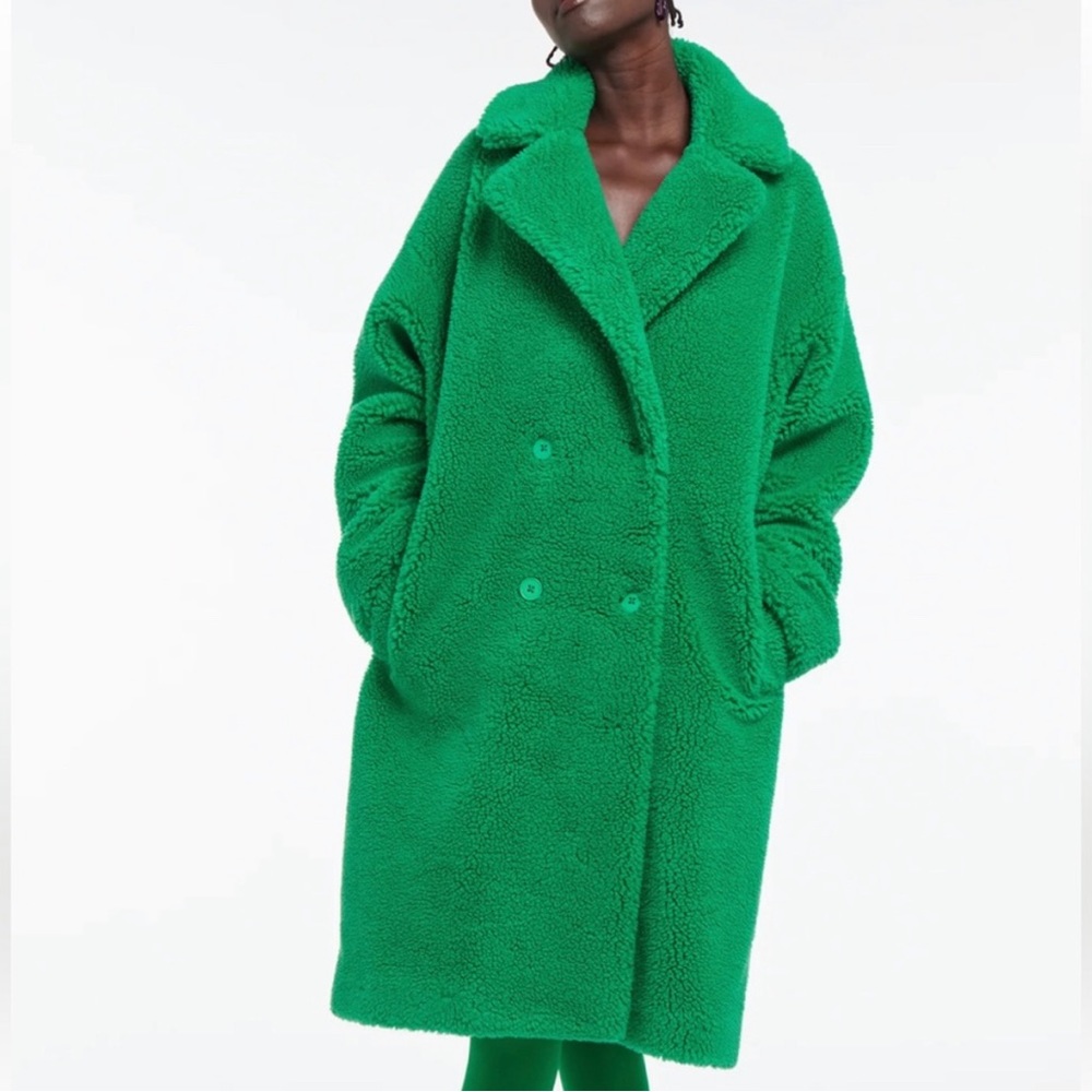 Apparis Dasha Kelly Green Coat